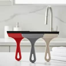 kit até 3 Rodo de Pia Multifuncional Preto, Rosa e Vermelho - Praticidade e Estilo para Sua Cozinha