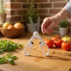 Tesoura De Cozinha 3 Funções Corta Osso Peixes Frango Carnes