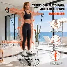 DEEYI Stepper Residencial Mini Simulador De Escada Aparelho De Step Stepper Inteligente Com Display Para Cardio De Corpo