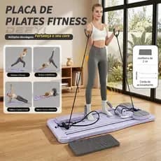 DEEYI Placa De Pilates Dobrável Multifuncional — Conjunto 5 em 1 Antiderrapante Treino De Corpo Inteiro