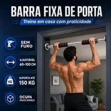 DEEYI Barra De Flexão Ajustável Para Batente De Porta Barra De Fitness E Treinamento Doméstico(60–100 cm)Sem Necessidade