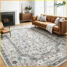 Large Non-Slip Living Room Rug 3m and 2m Jacquard Modern Geometric Decoration Various Prints