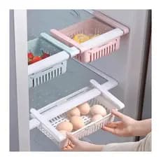 Organizador de Geladeira - (Cores Sortidas) Cesto de Encaixar