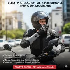 Manguito de Proteção Solar UV Motoboy, Caminhada, Ciclismo