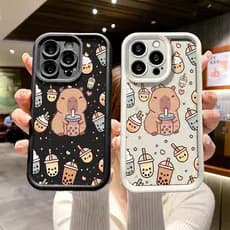 Capinha Capa capivara fofa Para Samsung A03 A05 A12 A13 A14 A15 A32 A51 A71 A72 Case silicone