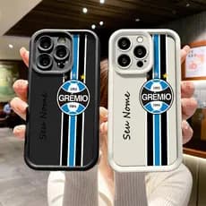 Capinha celular personalizada Clube de Futebol Grêmio para iPhone 12 13 xr xs max 11 16 14 pro max 15 plus Capa silicone