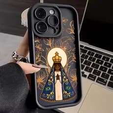 Capinha de celular Bênção de Nossa Senhora Aparecida Para Motorola Moto G84 G60 G54 G52 G24 G22 G20 G10 Case silicone