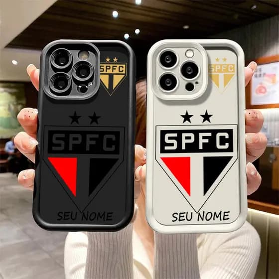 Capinha de personalizado São Paulo Futebol Clube para iPhone 11 13 x xr xs max 12 14 15 16 pro max 7 15 Plus 17 pro capa