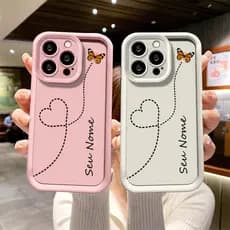 Capinha de personalizado Amor em Ponto para Motorola Moto G84 G60 G54 G52 G34 G30 G24 G22 G20 G14 E20 capa anti impacto