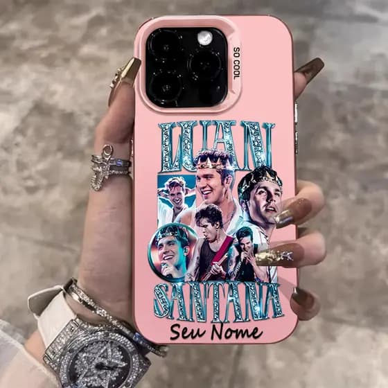 Capinha de personalizado Música country de Luan Santana para iPhone 11 13 x xr xs max 12 14 15 16 pro max 7 15 Plus capa