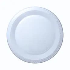 Prato De Festa E Churrasco Descartável 21cm Plástico 50 e 100 Uni