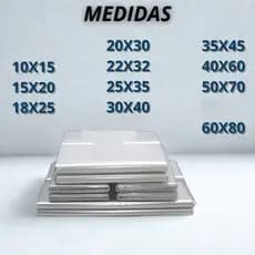 Saco Plástico PE Transparente 1KG-  - 0,6 (cristal)