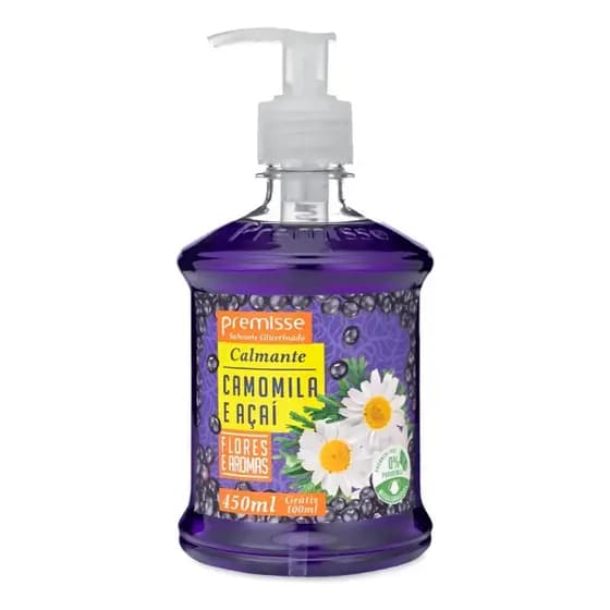 Sabonete Líquido Camomila E Açaí Premisse Pump 450ml