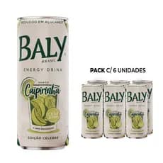 Pack Energético Baly Energy Drink Caipirinha 250ml
