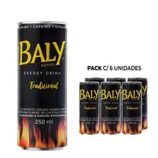 Pack Energético Baly Energy Drink Tradicional 250ml