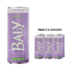 Pack Energético Baly Amora c/ Hortelã Sem Açúcar 250ml