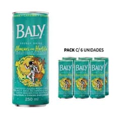 Pack Energético Baly Energy Drink Abacaxi com Hortelã 250ml