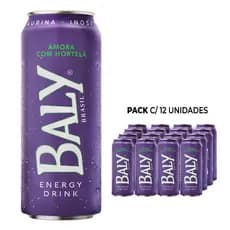 Pack Energético Baly Amora c/ Hortelã 473ml