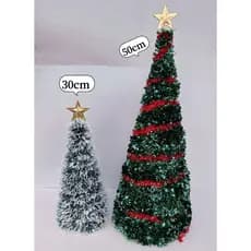Mini Arvore Natal 30cm/50cm Para Enfeitar Mesa Natalina -Wincy.SA
