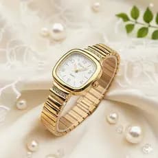 Relógio feminino MINI quartzo aço inoxidável pulseira MOLA