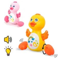 *OFERTA* Brinquedo Patinho Fujão Musical Som Luz E Movimento