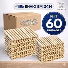 *OFERTA* Pregador GIGANTE de Madeira Reforçado – (12  a 60) Unidades | Resistência