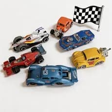 Conjunto 3 ou 6 Carrinhos De Ferro Miniatura Colecionável Infantil