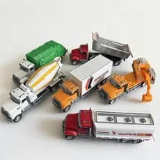 Caminhões De Brinquedo Infantil Veículos Construção Carrinhos Coloridos