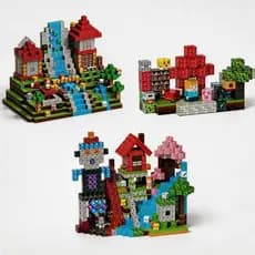 Kit Blocos Magnéticos Infantil 80 150 200 Peças Brinquedo Educativo Presente Criança
