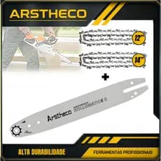 Sabre 12/14 Polegadas Rolante Para Motosserra 170/180+12/14 Polegadas Corrente 22/25 Dentes para