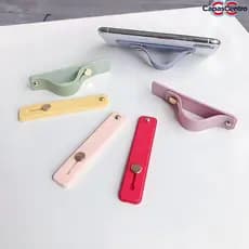 Suporte De Pulseira Para Capa De Celular Móvel De Volta Adesivos Suporte Multifuncional Silicone Push Pull