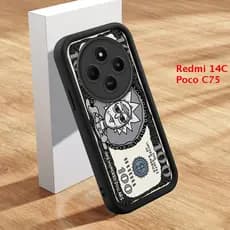 Capinha Para Xiaomi Redmi 14C Poco C75 A4 5G Case Normal Capa De Celular Preto Macio Silicone 5299 TYB