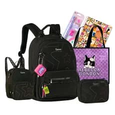 Kit Mochila Escolar Costas Luluca Original 2026
