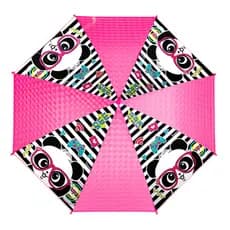 Guarda Chuva Infantil Com Apito Meninas Panda Luluca Original Semax Kids Resistente