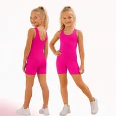Macaquinho Infantil Feminino Fitness Academia  Macaquinho Menina Infantil Macacão Infantil Menina