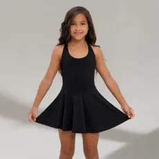 Macaquinho Infantil Short Saia Menina para Verão Bailarina Ideal para Ballet Confortável e Leve