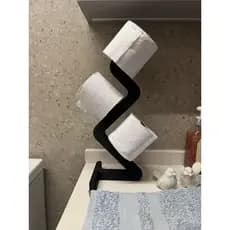 suporte moderno para papel higienico triplo organizador banheiro design minimalista funcional decoracao
