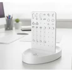 Expositor de Brincos Organizador Moderno Porta Joias Base Design Minimalista para Mesa Loja Casa Decoracao Chique
