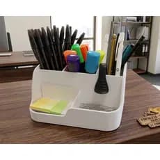 ​Organizador De Mesa Com Porta-Canetas E Compartimentos Kit Escritório Canetas Lápis Clips Organizador Multiuso