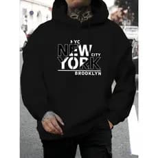 Blusa De Frio Moletom Masculino Peluciado Quentinho Moleton Canguru Feminino Unissex New York Brooklyn