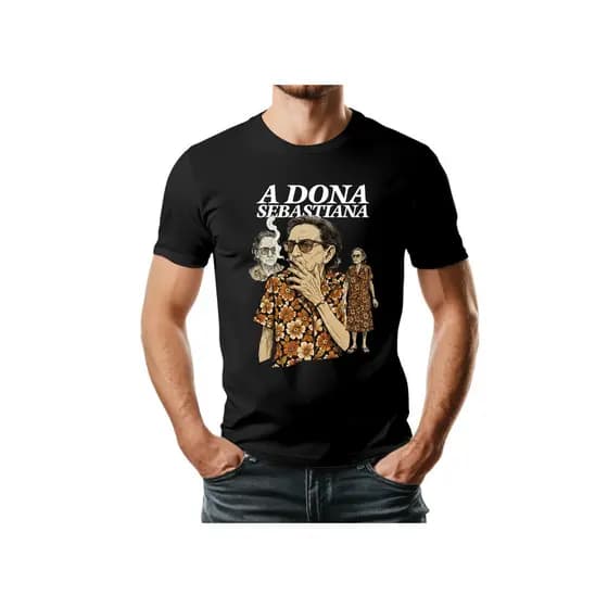 Camiseta Unissex Dona Sebastiana - Agente Secreto .