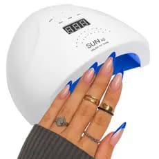 Cabine Unha Gel Sun one Branca Profissional 30 Leds 48w Led/uv para secar esmalte alongamento de unhas estufa bivolt