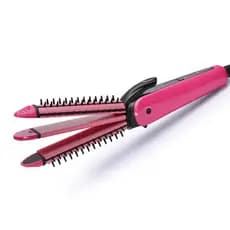 Modelador Cachos Raquete Tripla Função 127V 220V Cerâmica Anti-Frizz Ondas Praia Cabelo Aquecimento Rápido Profissional