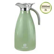 Garrafa Térmica LONYAN 2L Aço Inox SUS304 Isolamento 12h Quente 24h Fria Anti-Derramamento Escritório Casa Viagem