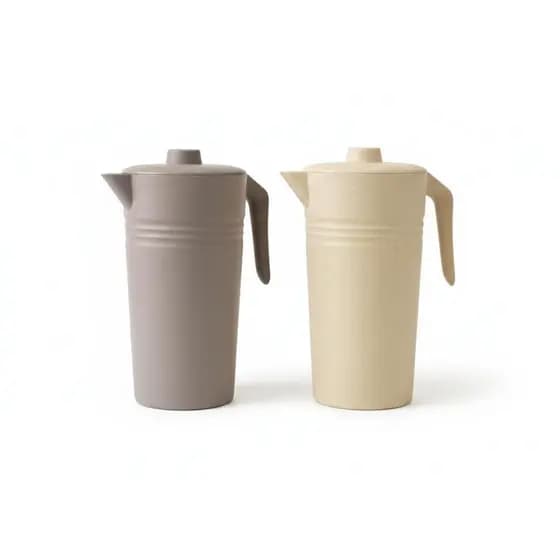 Jarra de Suco Fibra de Bambu 1,7L com Tampa e Coador