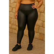Legging Cirré Feminina Fitness Cós Alto Academia Moda Esportiva Plus size