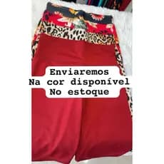 bermuda Estampada Fitness – Suplex  Cós alto
