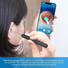 Sem Fio Inteligente Vision Ear  Otoscosco Orelha Cera Ferramenta De Remoção Com Câmera 1080p yy-802
