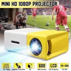Projetor Portátil Pocket HD 1080P Led Home Mini YG300 Video Theater Sistema HDMI  TFT LCD