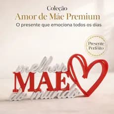 Letreiro Melhor Mãe do Mundo Decoração Presente para Mãe Amor de Mãe Criativo